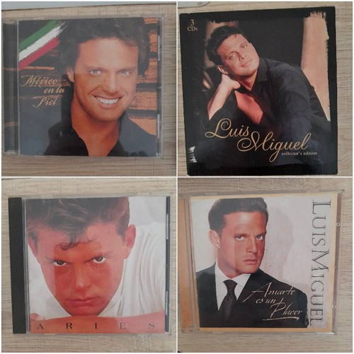 Luis Miguel CD collection used, 15 CDs, Latin