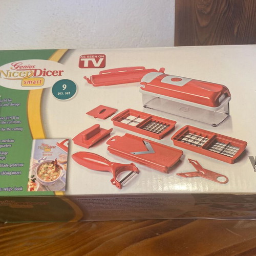 Genius Nicer Dicer Smart Vegetable Cutter Set 9 pcs new