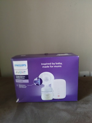 Philips Avent electric single breast pump 125ml like new, pink