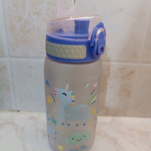 Ion8 kids water bottle used, 350 ml capacity