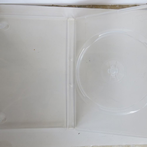 Single white DVD case used, standard thickness