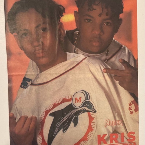 Kris Kross Poster from magazine ΜΠΛΕΚ In good condition Price 4 Euros