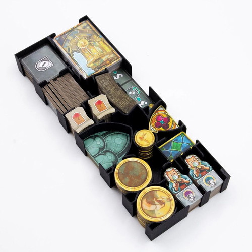 Orloj Board Game Organizer New 3D Printed Insert with Thematic Lids