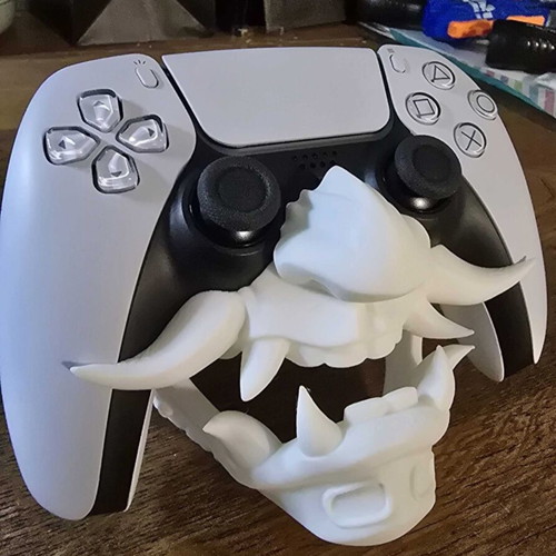 Dualsense Samurai Oni Mask stand for PS5 controller