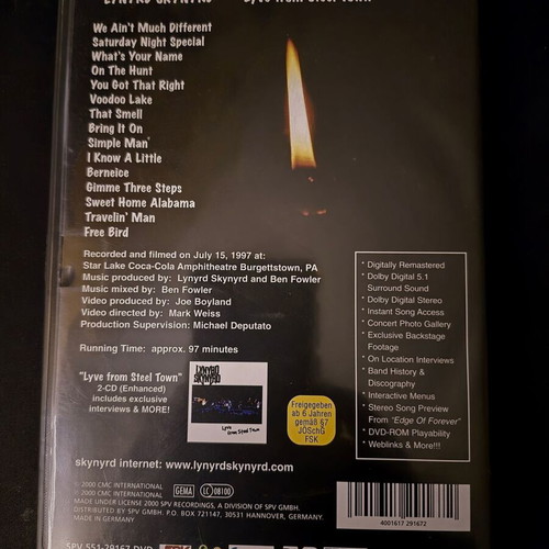Lynyrd Skynyrd boxset used, CD and DVD collection