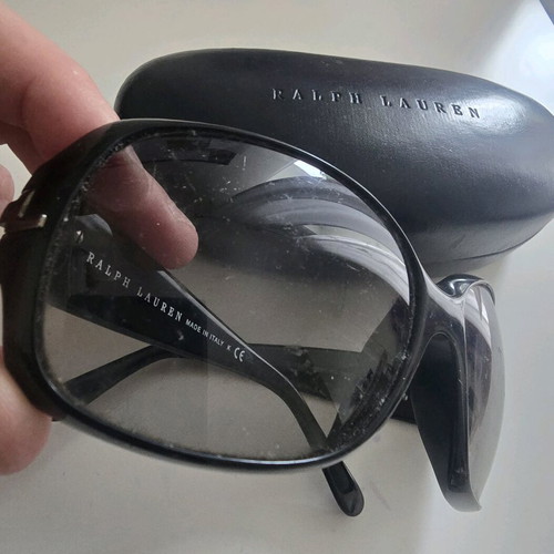 Ralph Lauren black sunglasses used with wear