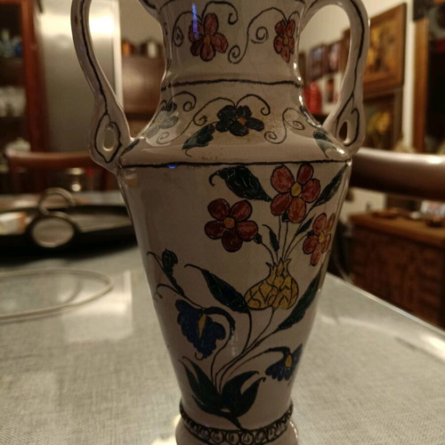 Vase old used from Rhodes handmade ceramic