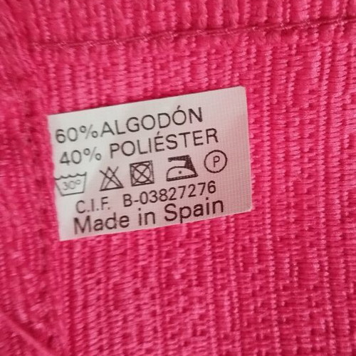 Curtain set bright fuchsia 2 pieces 1.50x2.50m new