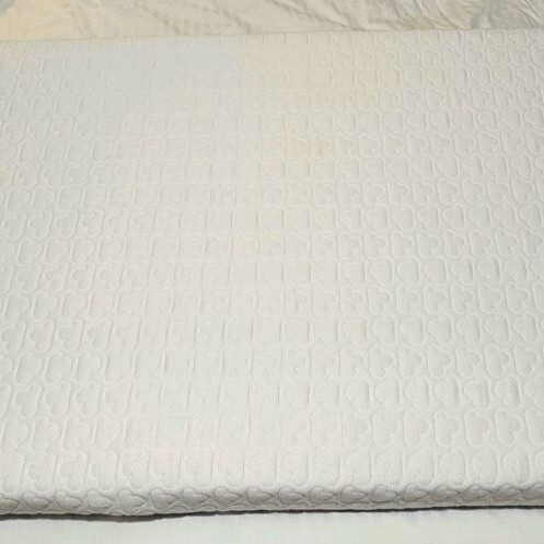 Aerosleep Evolution Premium crib mattress used with topper 70x140cm