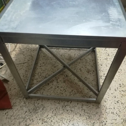 Galvanized base for fan oven or washing machine