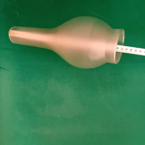 Lamp replacement glass like new, white satin/matte finish
