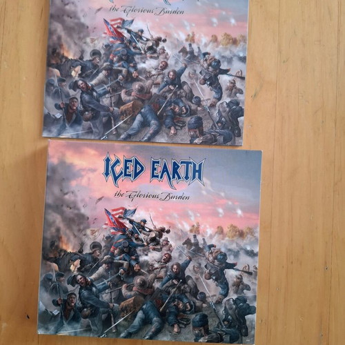 Iced Earth The Glorious Burden double CD like new with slipcase and booklet