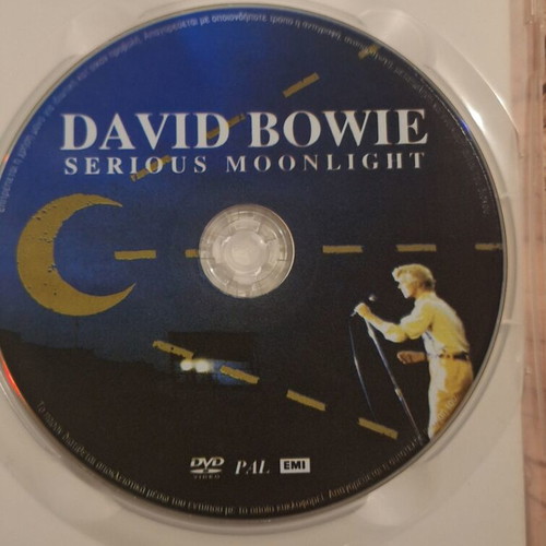 David Bowie Serious Moonlight DVD like new, rock concert 1983