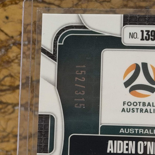 2026 Panini Prizm FIFA World Cup Soccer Aiden O'Neill RC Orange Flash card