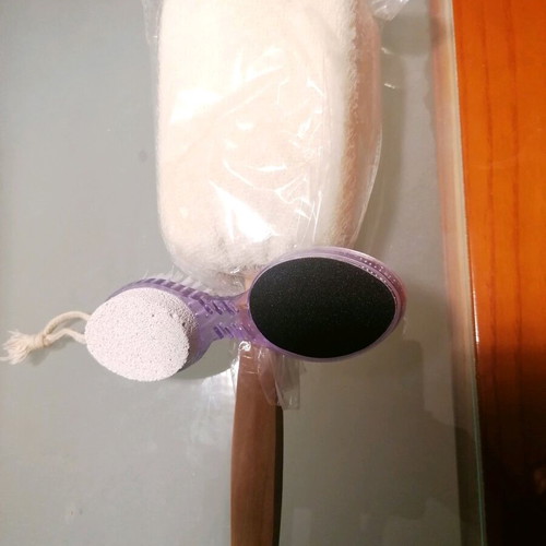Back brush and multi-purpose heel brush like new