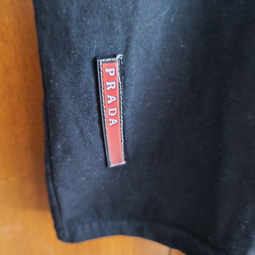 Prada men's t-shirt new, size L, black