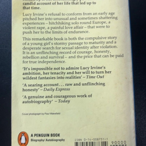 Runaway by Lucy Irvine used English book with missing pages