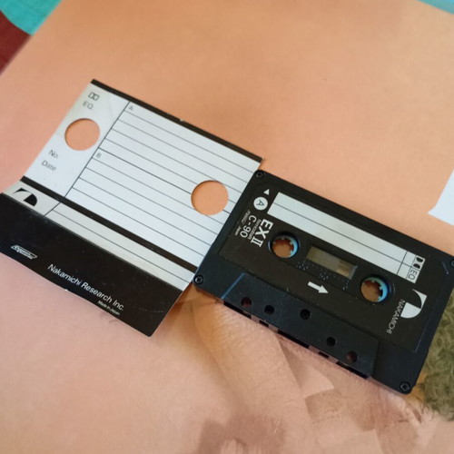 Nakamichi Ex-II C-90 cassette tape like new, collectible ferricobalt