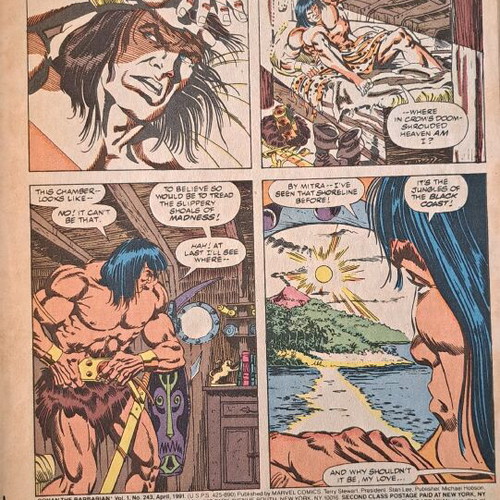 Conan the Barbarian #243 Marvel Comics used, English