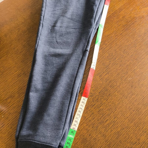 Bershka men's jogger with fleece lining blue large like new