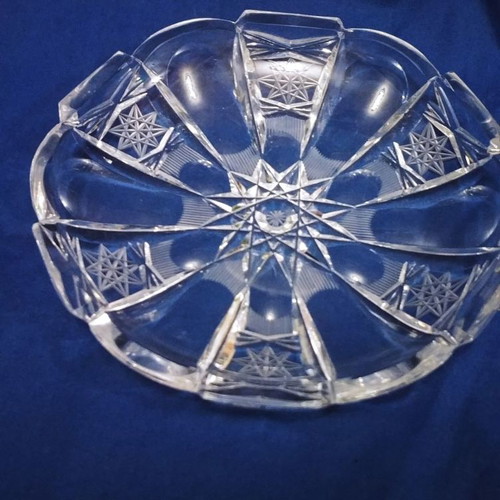 Lausitzer Bleikristall Germany 40'-60' set of 8 cake plates new