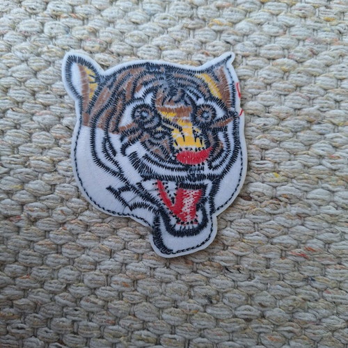 Tiger iron-on patch new, heat transfer motif