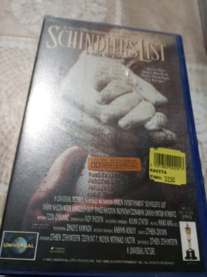 Schindler's List VHS used with subtitles
