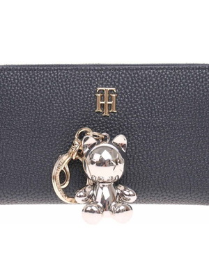 Tommy Hilfiger women's wallet and keychain new, dark blue