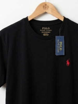 Polo Ralph Lauren Custom Slim Fit T-Shirt black size M new with tags