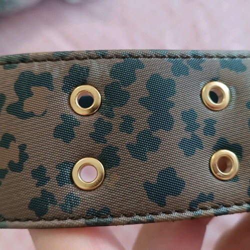 Tous belt authentic like new, brown animal print, size 80