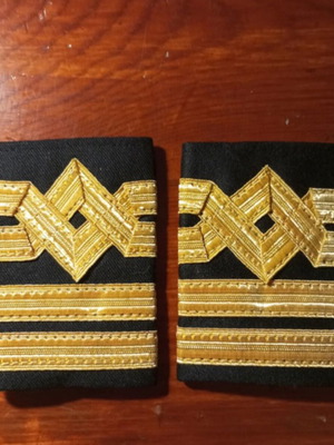 Merchant Navy Epaulets like new, set of 2