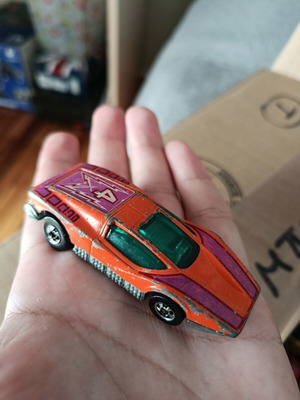 Hot Wheels 1974 Large Charge toy car, rare piece