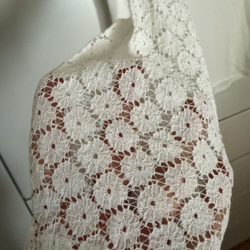 Shein blouse with lace sleeves size M like new