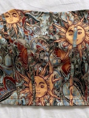 Top Bustier with Bohem-Vintage Designs, New, Size S