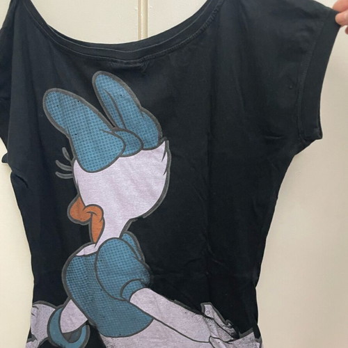 Disney Daisy Duck blouse used, size L