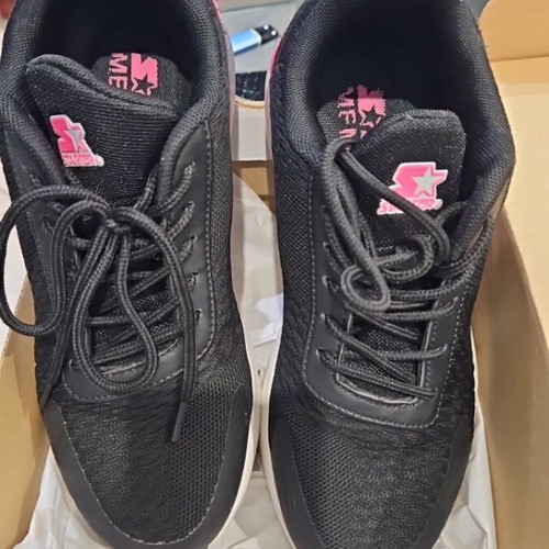 Starter athletic shoes size 38 like new, black and pink