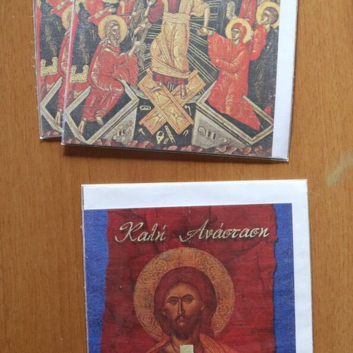 Easter greeting cards with Christ new, pack of 27 pieces