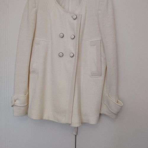 Ysatis white classic jacket like new, size L