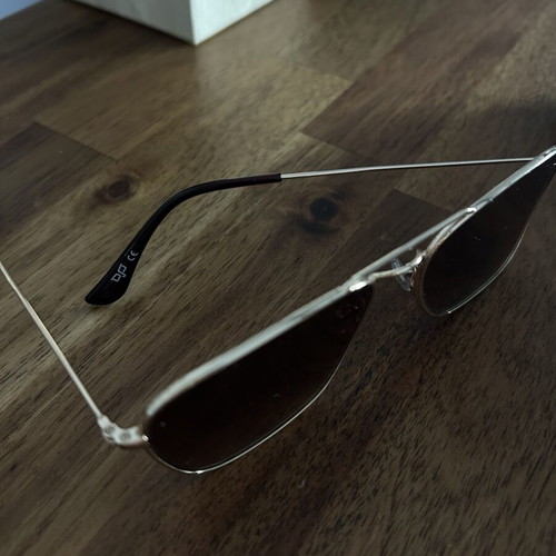 OJO sunglasses new, gold frame with brown lenses