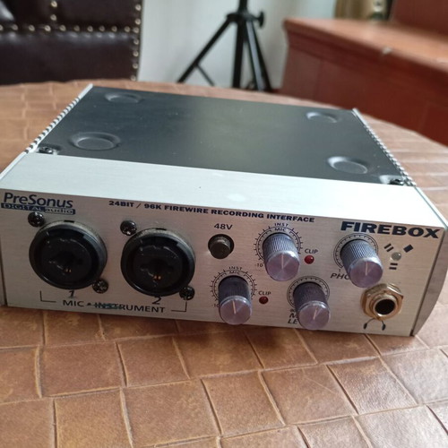 Presonus Firebox audio interface used, 24-bit 96k Firewire recording