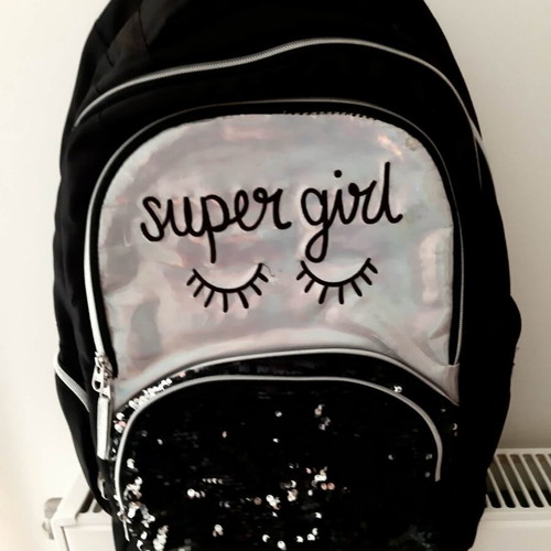 Super Girl School Backpack for Elementary Like New