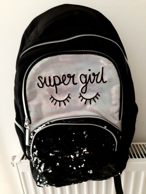 Super Girl School Backpack for Elementary Like New