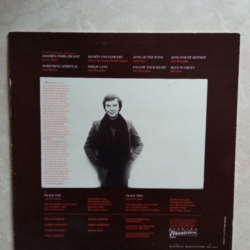 John Mc Laughlin My Goals Beyond LP used
