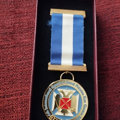 Commemorative Medal from 6th International Synod of Great Priories Kos Greece 2003 like new