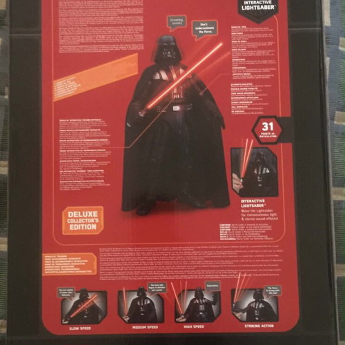 Darth Vader interactive figure, large size, Star Wars