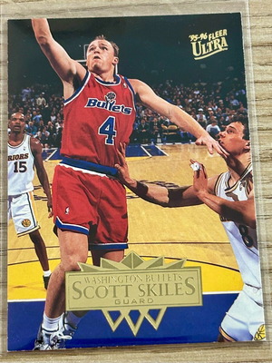 Κάρτα Scott Skilles Washington Bullet NBA Fleer 1996 σαν καινούργιο