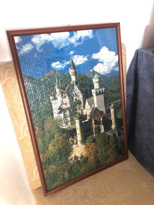 Puzzle frame slightly used