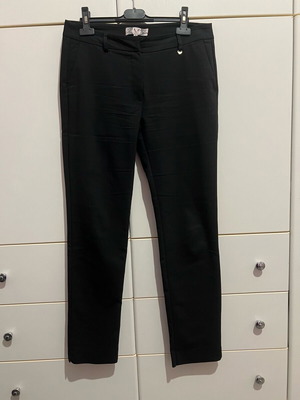 Women's straight-leg pants like new, size M 38 10, black