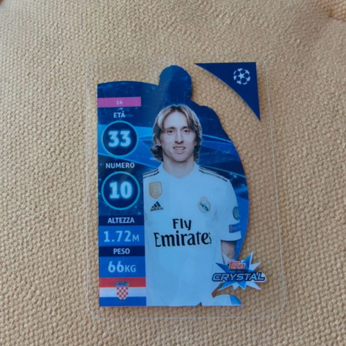 Luka Modric Real Madrid 2018-19 Topps Crystal UCL No. 14 used