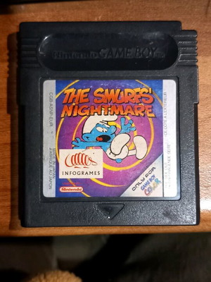 The Smurfs Nightmare Gameboy μεταχειρισμένο